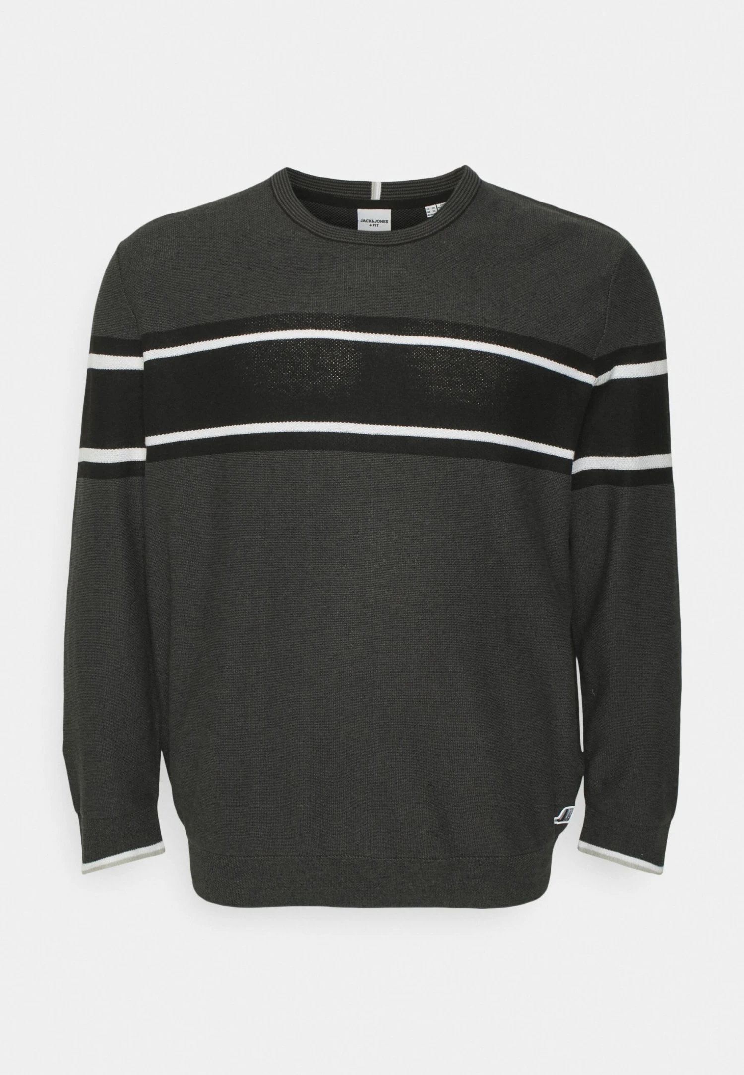 Jack & Jones Jcologan Spring Crew Neck- Trui - Asphalt 4 Jack & Jones Jcologan Spring Crew Neck- Trui - Asphalt - Afbeelding 4