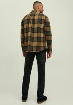 Jack & Jones Overshirt Karomuster- Overhemd - Otter -Jack & Jones Verkoopwinkel 38d8a274c4f94216bab5b41a27e517b8