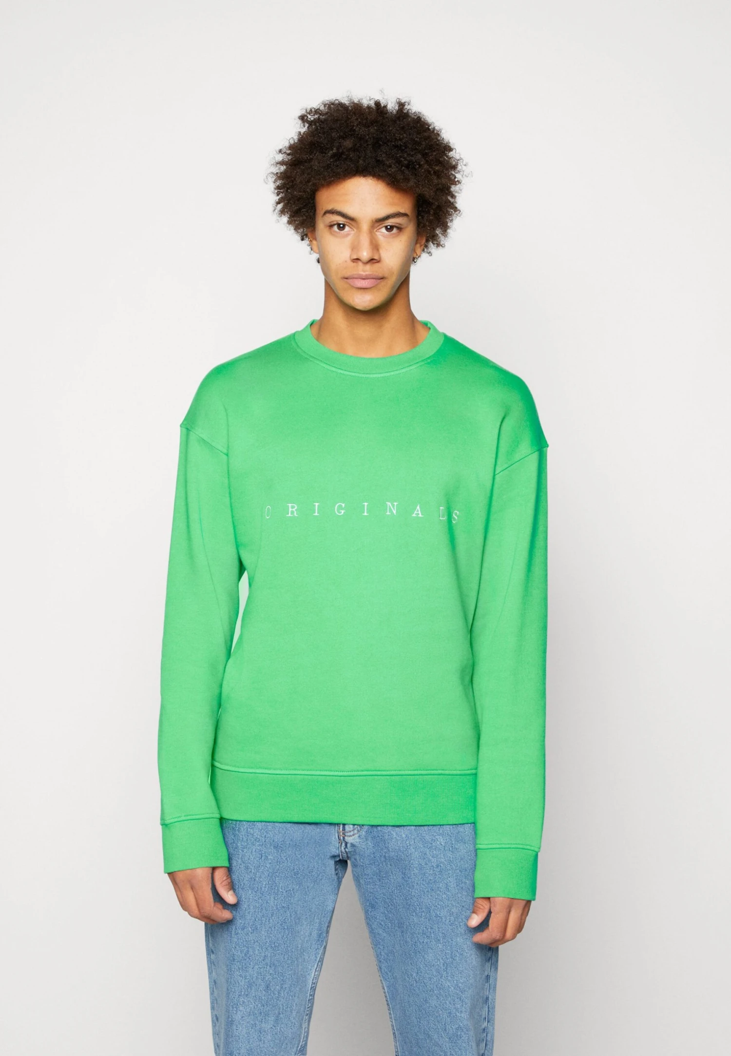 Jack & Jones Crew Neck- Sweater - Island Green 2 Jack & Jones Crew Neck- Sweater - Island Green - Afbeelding 2