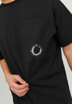 Jack & Jones Overlay - T-Shirt Print - Black -Jack & Jones Verkoopwinkel 3dbaf86be74d4c51ad0524a79f991a38
