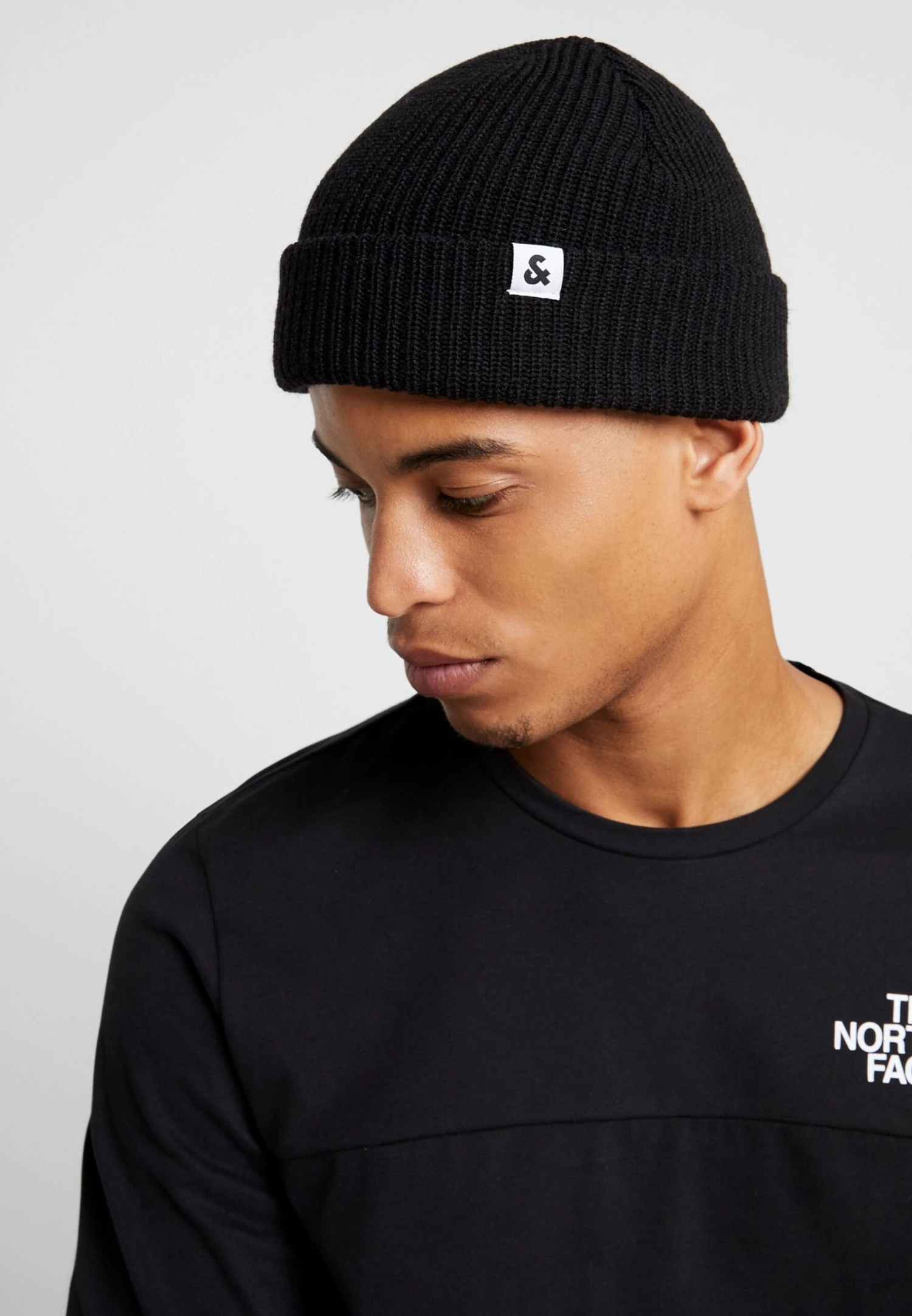 Jack & Jones Jactwisted Short Beanie - Muts - Black 2 Jack & Jones Jactwisted Short Beanie - Muts - Black - Afbeelding 2