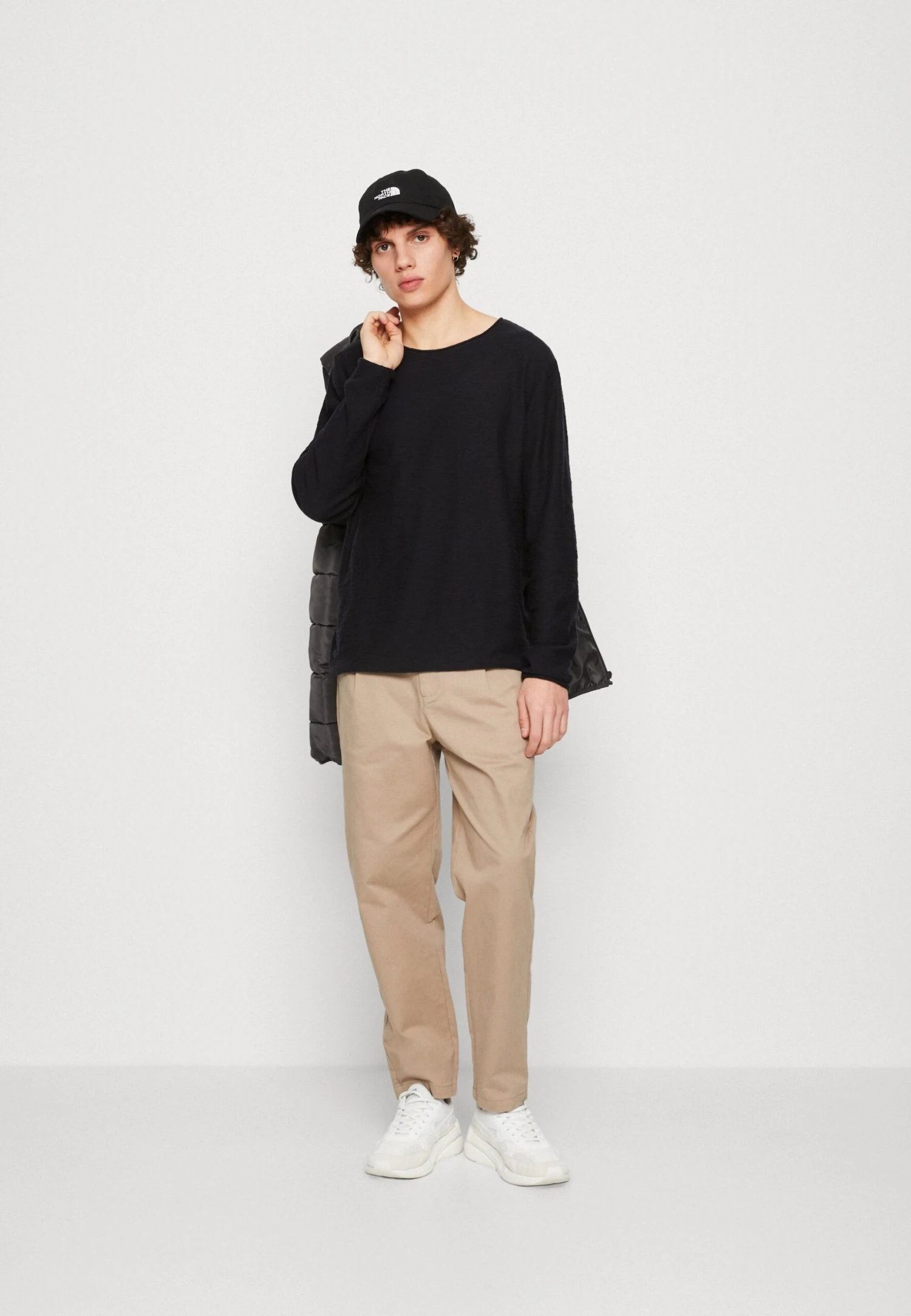 Jack & Jones Jjslub Crew Neck - Trui - Black 2 Jack & Jones Jjslub Crew Neck - Trui - Black - Afbeelding 2