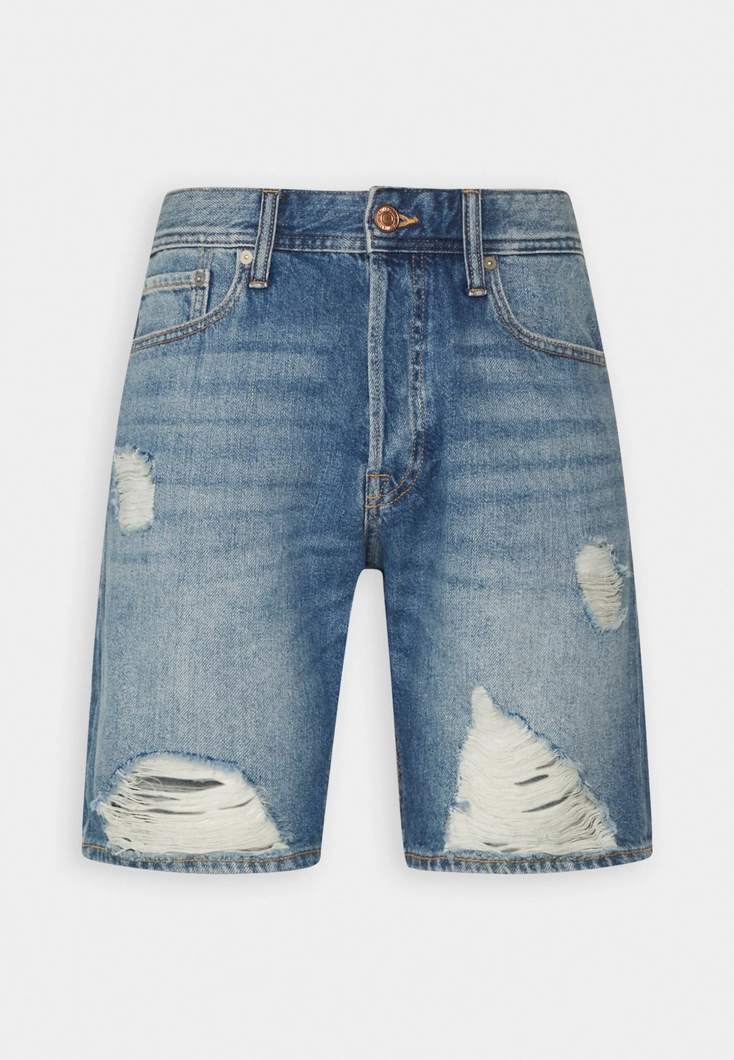 Jack & Jones Jjichris Jjoriginal - Jeansshort - Blue Denim 4 Jack & Jones Jjichris Jjoriginal - Jeansshort - Blue Denim - Afbeelding 4