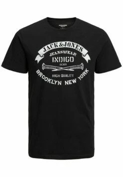 Jack & Jones Plus Size Crew Neck - T-Shirt Print - Black -Jack & Jones Verkoopwinkel 405a0e5e27ba4e5ebb704af32fcbc831