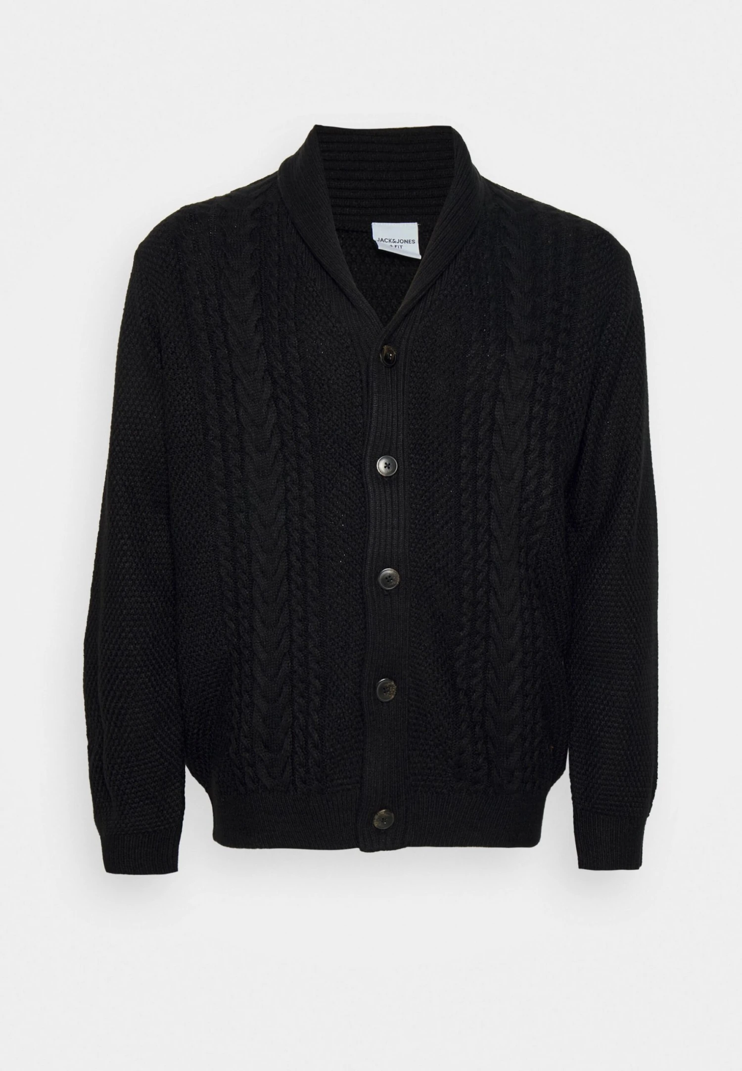 Jack & Jones Jjcraig Shawl Neck Cardigan- Vest - Black 4 Jack & Jones Jjcraig Shawl Neck Cardigan- Vest - Black - Afbeelding 4