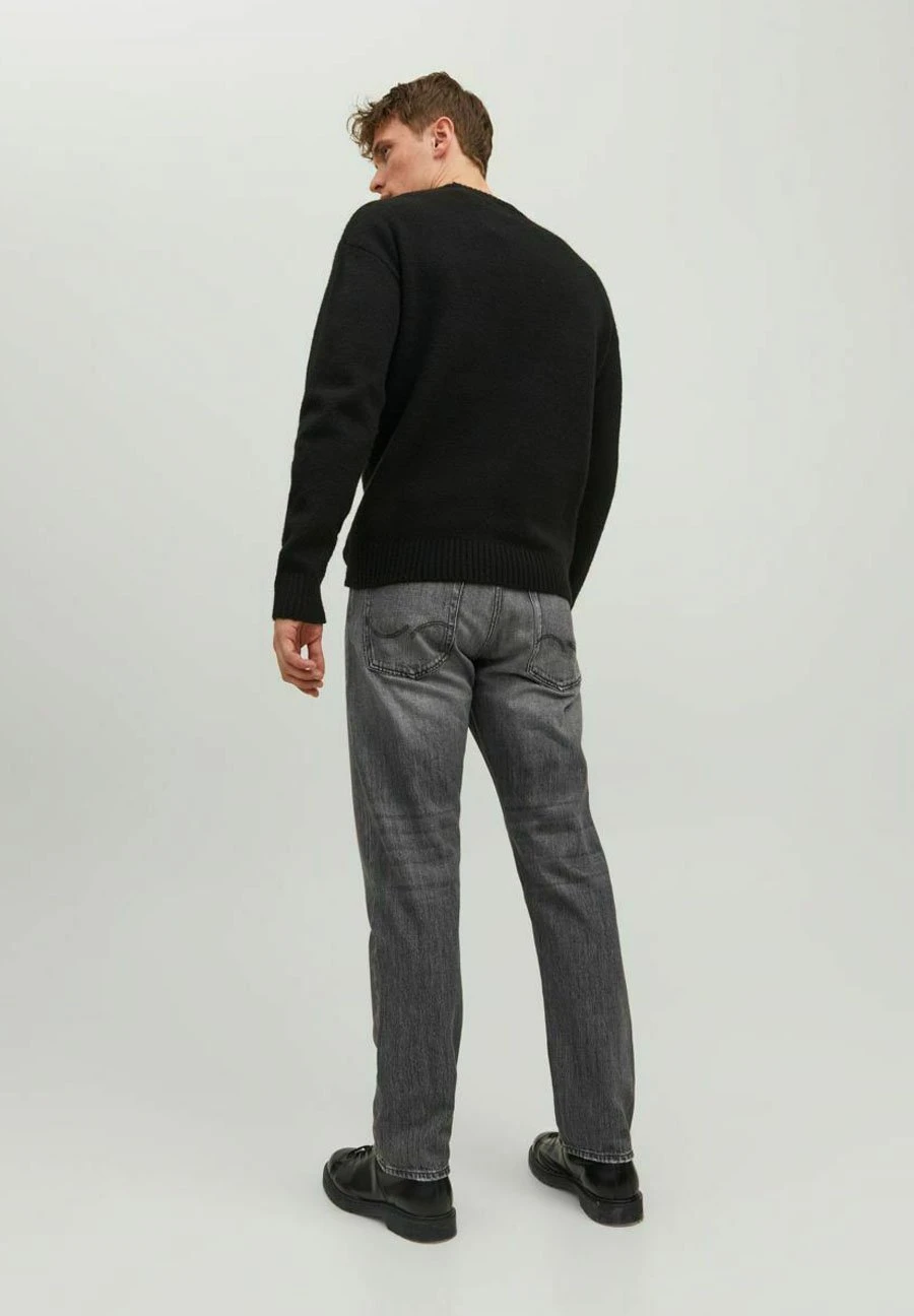 Jack & Jones Chris Original Jos 648 - Straight Leg Jeans - Black Denim 3 Jack & Jones Chris Original Jos 648 - Straight Leg Jeans - Black Denim - Afbeelding 3