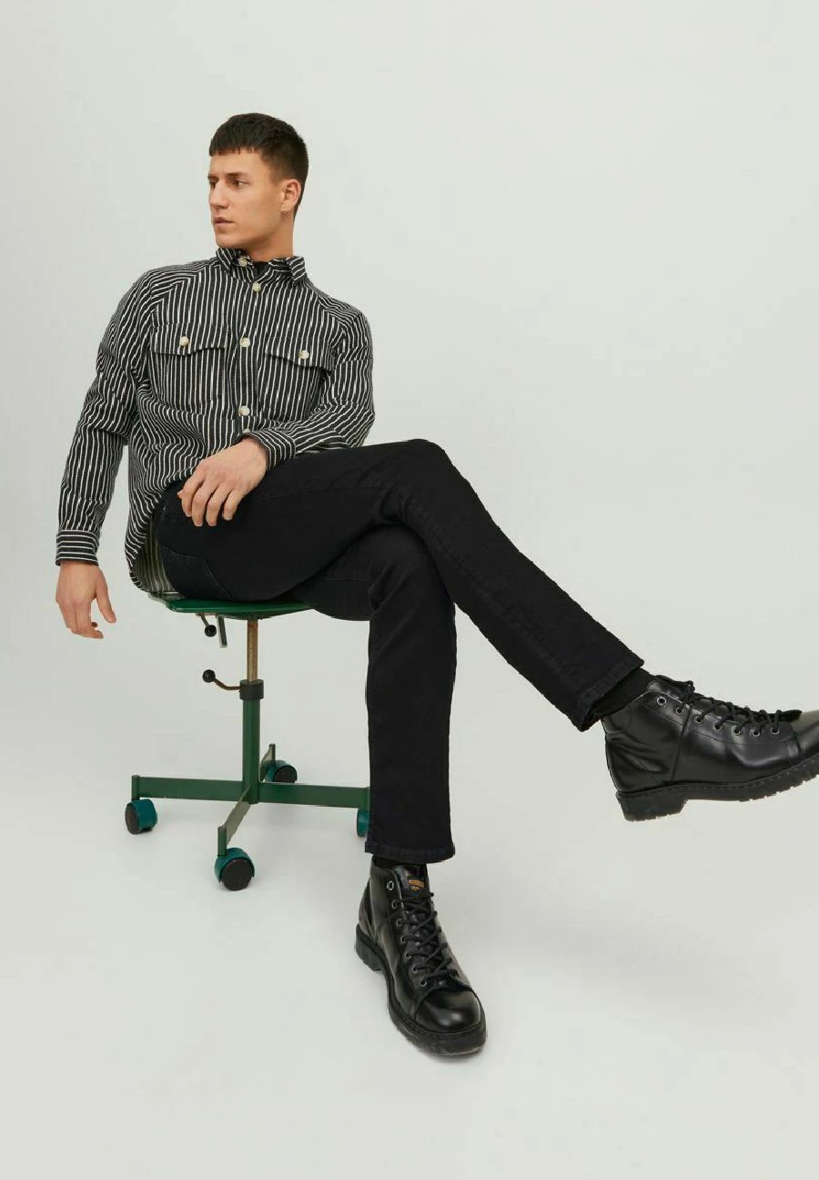 Jack & Jones Clark Original- Straight Leg Jeans - Black Denim 6 Jack & Jones Clark Original- Straight Leg Jeans - Black Denim - Afbeelding 6