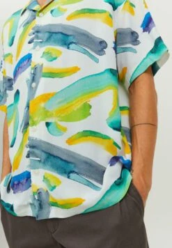 Jack & Jones Jorjuan Aop Ss Smu Ln - Overhemd - Cloud Dancer -Jack & Jones Verkoopwinkel 42679c8914854c1796023130181c4c34
