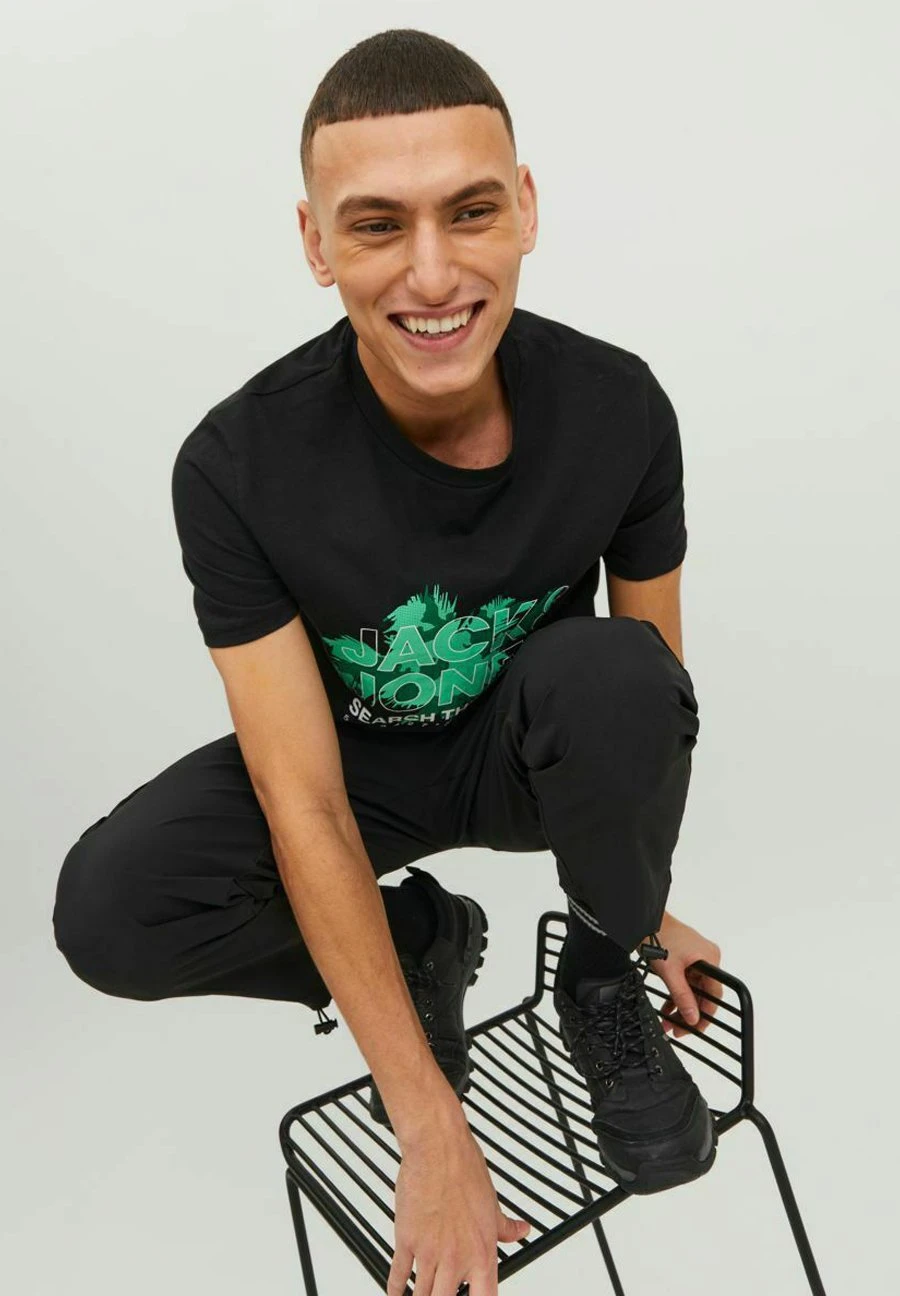 Jack & Jones Jcomarina Tee Crew Neck - T-Shirt Print - Black 6 Jack & Jones Jcomarina Tee Crew Neck - T-Shirt Print - Black - Afbeelding 6