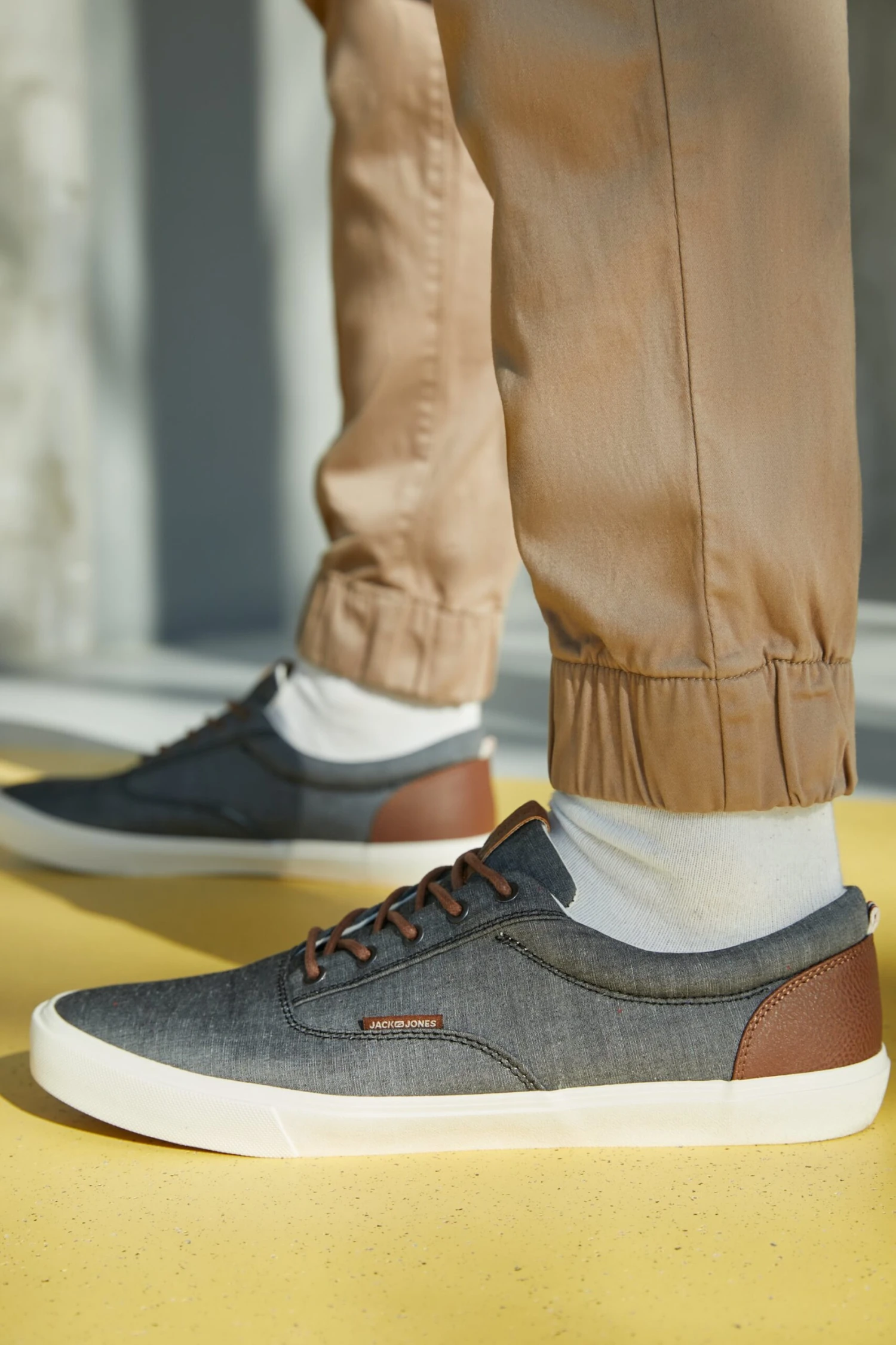 Jack & Jones Jfwvision Classic- Sneakers Laag - Anthracite 2 Jack & Jones Jfwvision Classic- Sneakers Laag - Anthracite - Afbeelding 2