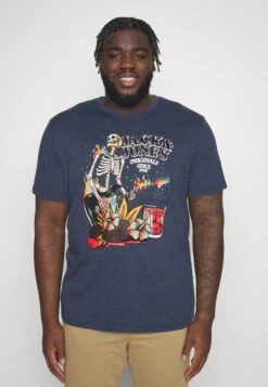 Jack & Jones Jorbeachbone Tee- T-Shirt Print - Navy Blazer