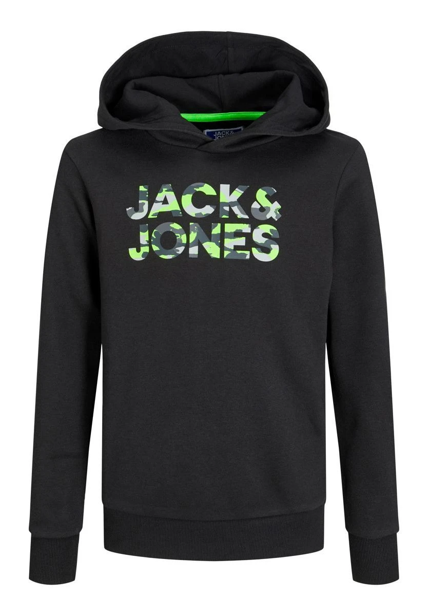 Jack & Jones Junior Jjmiles Hood Jnr - Sweater - Black 6 Jack & Jones Junior Jjmiles Hood Jnr - Sweater - Black - Afbeelding 6