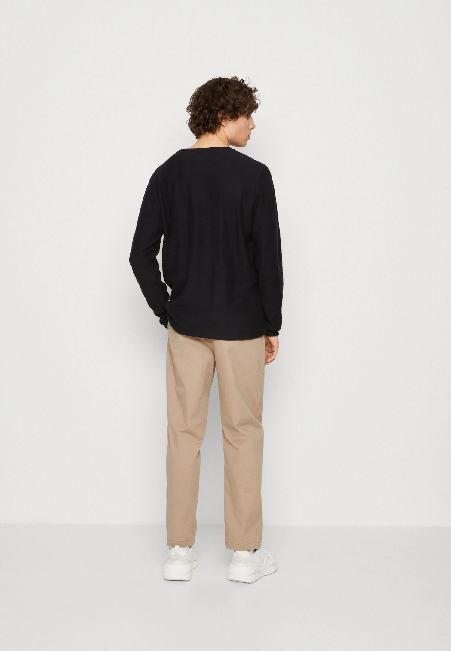 Jack & Jones Jjslub Crew Neck - Trui - Black 3 Jack & Jones Jjslub Crew Neck - Trui - Black - Afbeelding 3