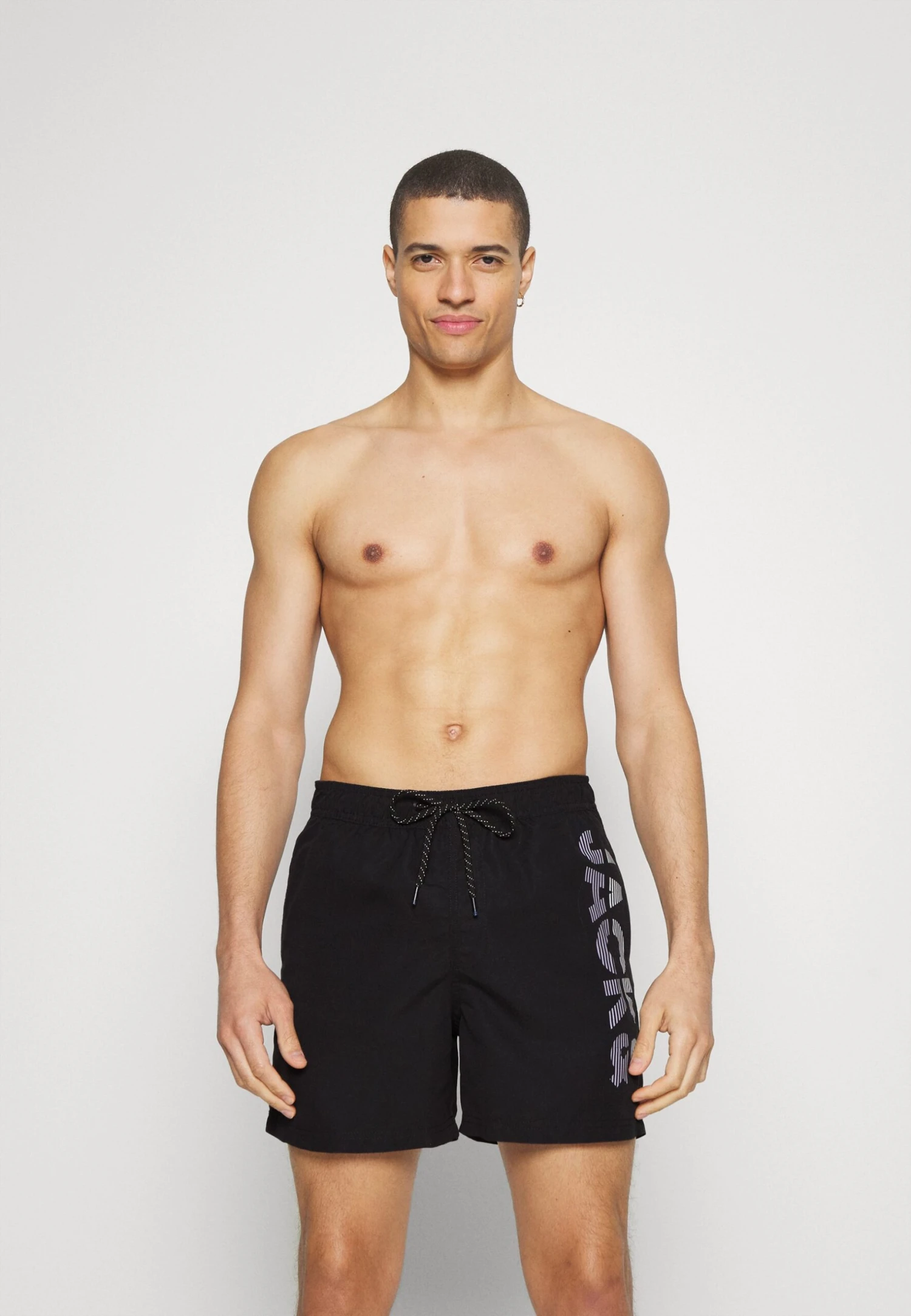 Jack & Jones Jjswim Splicelogo- Zwemshorts - Black 1 Jack & Jones Jjswim Splicelogo- Zwemshorts - Black