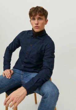 Jack & Jones Jprpete Spring L/S Sn - Overhemd - Navy Blazer -Jack & Jones Verkoopwinkel 45d9330a04204457a9226607a13b2bf3