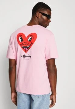 Jack & Jones Jorkeithharing Crew Neck Unisex - T-Shirt Print - Prism Pink -Jack & Jones Verkoopwinkel 4675b47e4e3846aaa9c53456812224fb