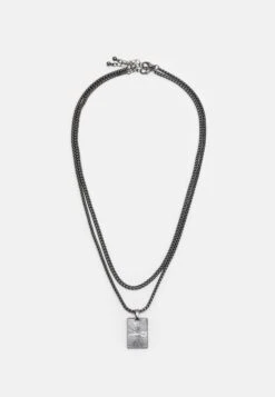 Jack & Jones Jacbaza Necklace 2 Pack - Ketting - Black