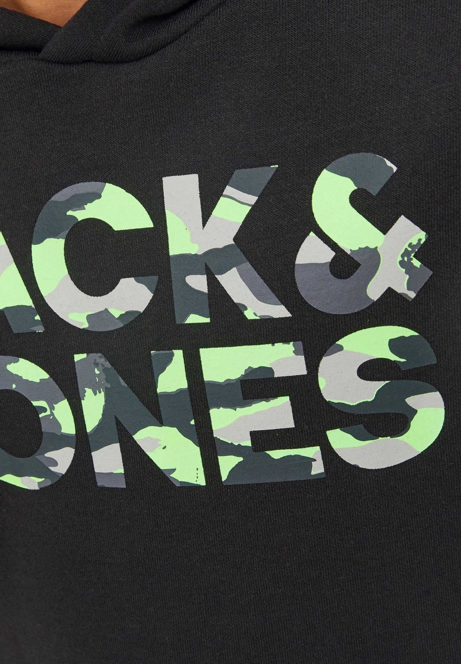 Jack & Jones Junior Jjmiles Hood Jnr - Sweater - Black 7 Jack & Jones Junior Jjmiles Hood Jnr - Sweater - Black - Afbeelding 7
