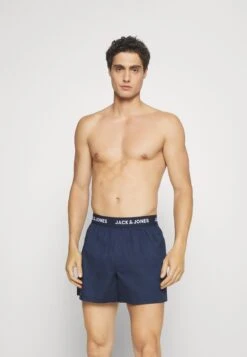 Jack & Jones Jacsolid 5 Pack - Boxershort - Navy Blazer