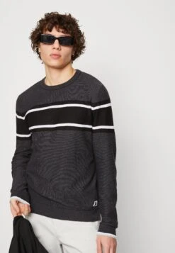 Jack & Jones Jcologan Spring Crew Neck - Trui - Asphalt 9 Jack & Jones Jcologan Spring Crew Neck - Trui - Asphalt -Jack & Jones Verkoopwinkel 4b84aa8c5d8442eeacf6217446dde164