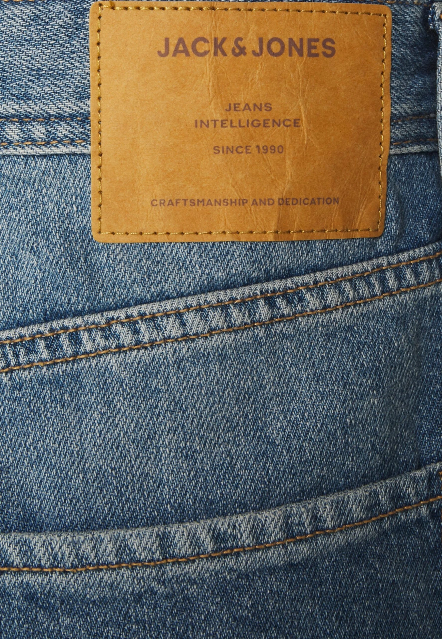 Jack & Jones Jjichris Jjoriginal - Jeansshort - Blue Denim 5 Jack & Jones Jjichris Jjoriginal - Jeansshort - Blue Denim - Afbeelding 5