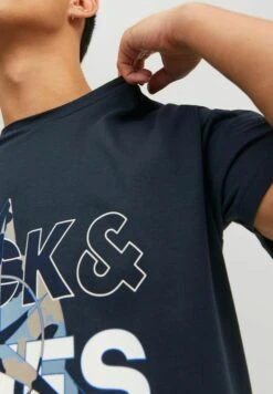 Jack & Jones T-Shirt Print - Blu -Jack & Jones Verkoopwinkel 4c96aba3c58c46218494cfa66f31f1fe