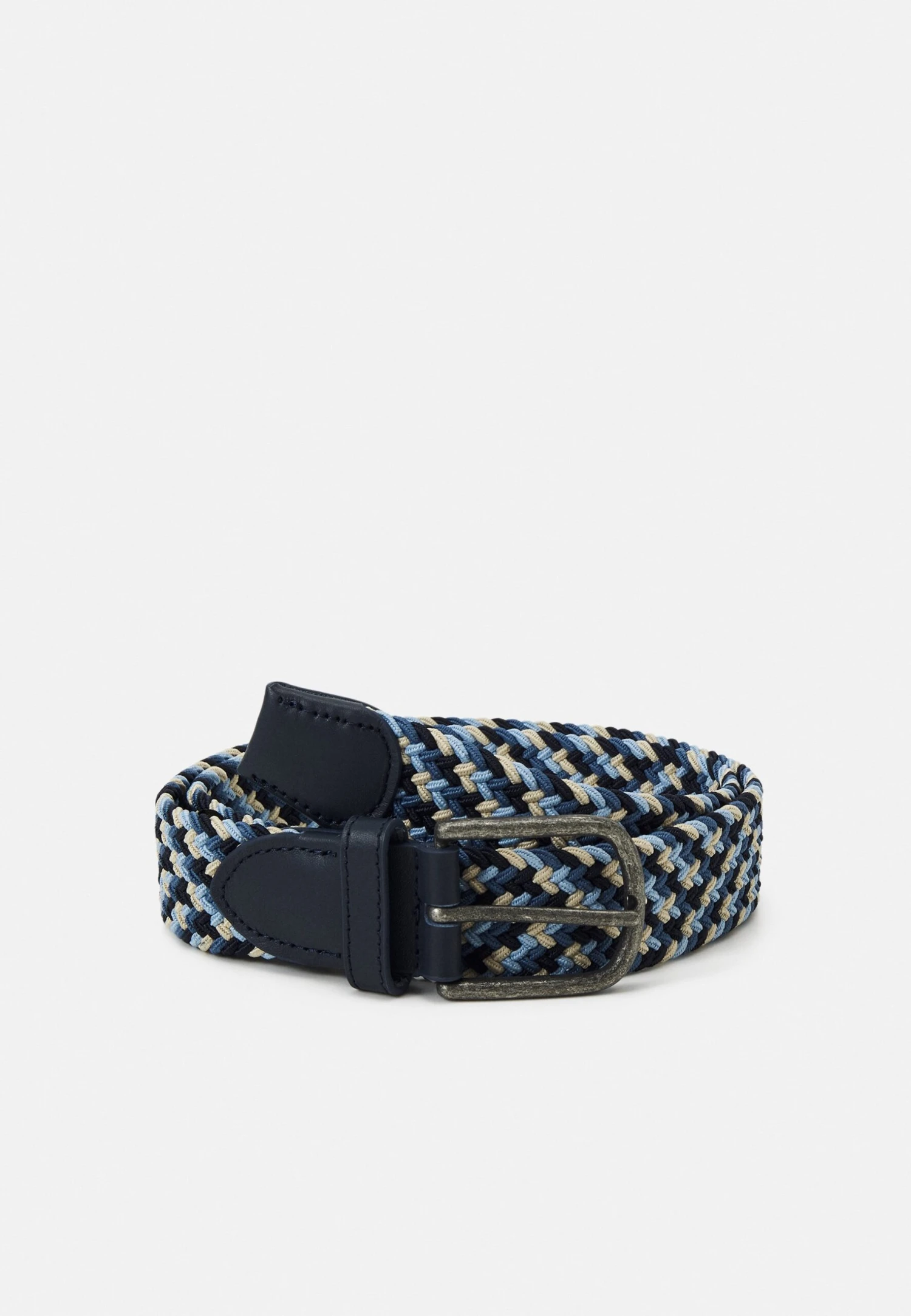 Jack & Jones Jacfall Belt Unisex - Gevlochten Riem - Blue 1 Jack & Jones Jacfall Belt Unisex - Gevlochten Riem - Blue