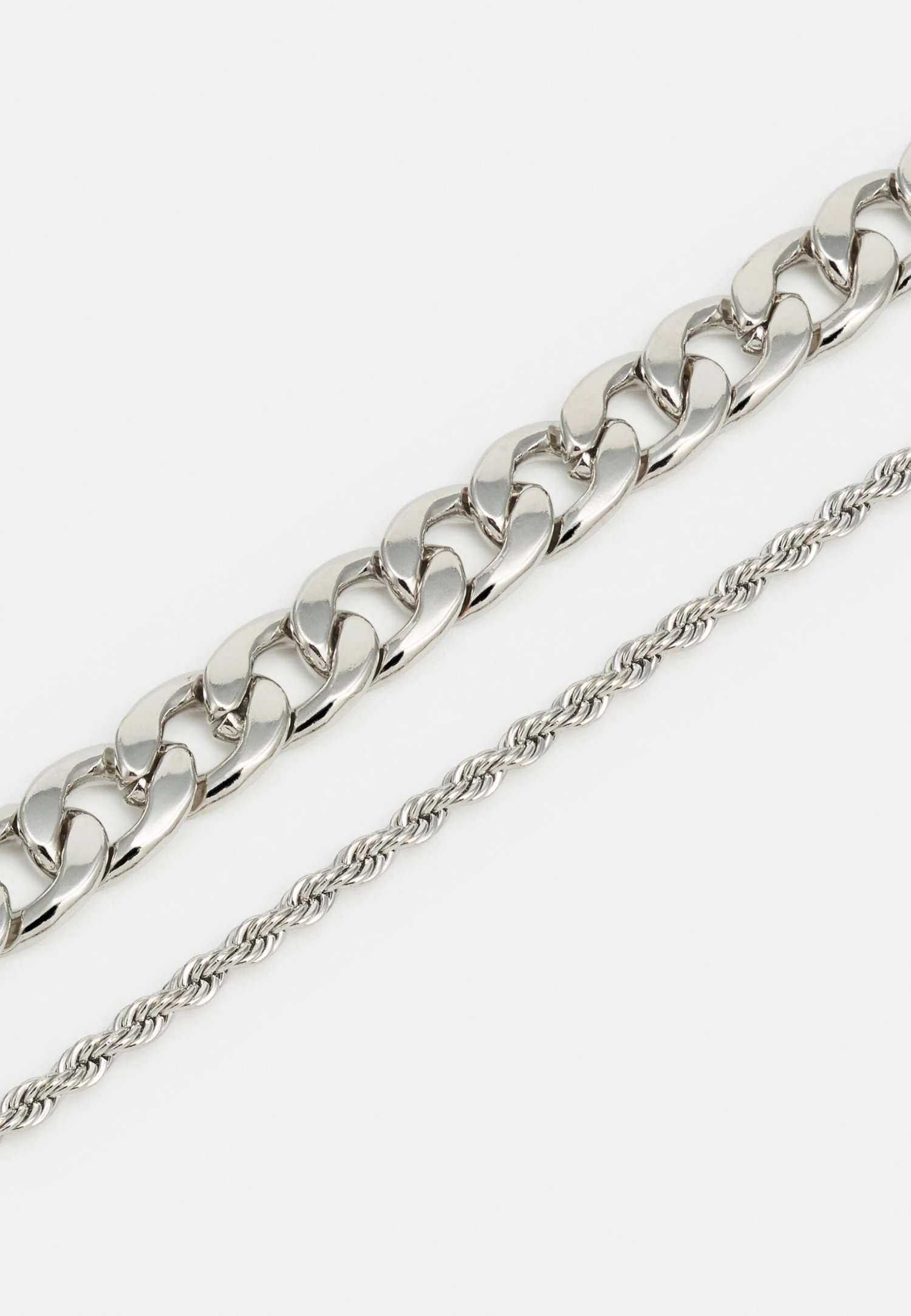 Jack & Jones Jacanch Necklace Unisex 2 Pack - Ketting - Silver Coloured 3 Jack & Jones Jacanch Necklace Unisex 2 Pack - Ketting - Silver Coloured - Afbeelding 3