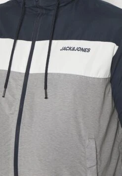 Jack & Jones Jjerush Hood - Windjack - Navy Blazer/White/Light Grey Melange 9 Jack & Jones Jjerush Hood - Windjack - Navy Blazer/White/Light Grey Melange -Jack & Jones Verkoopwinkel 4da210fecb4f459fb3c6d1a92d1e1c53