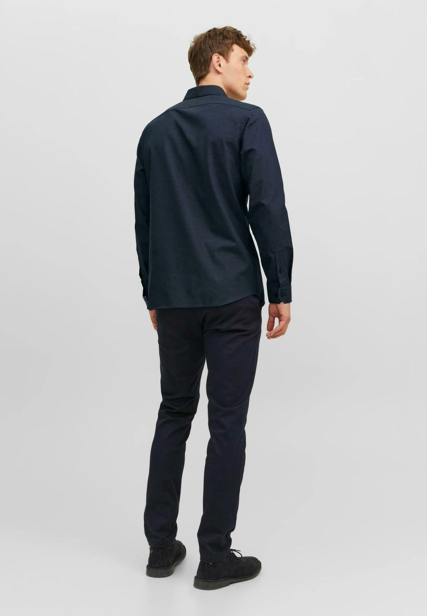 Jack & Jones Jprblaparker Detail L S Noos - Overhemd - Perfect Navy 3 Jack & Jones Jprblaparker Detail L S Noos - Overhemd - Perfect Navy - Afbeelding 3
