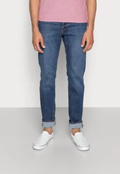 Jack & Jones Jjimike Jjoriginal - Straight Leg Jeans - Blue Denim