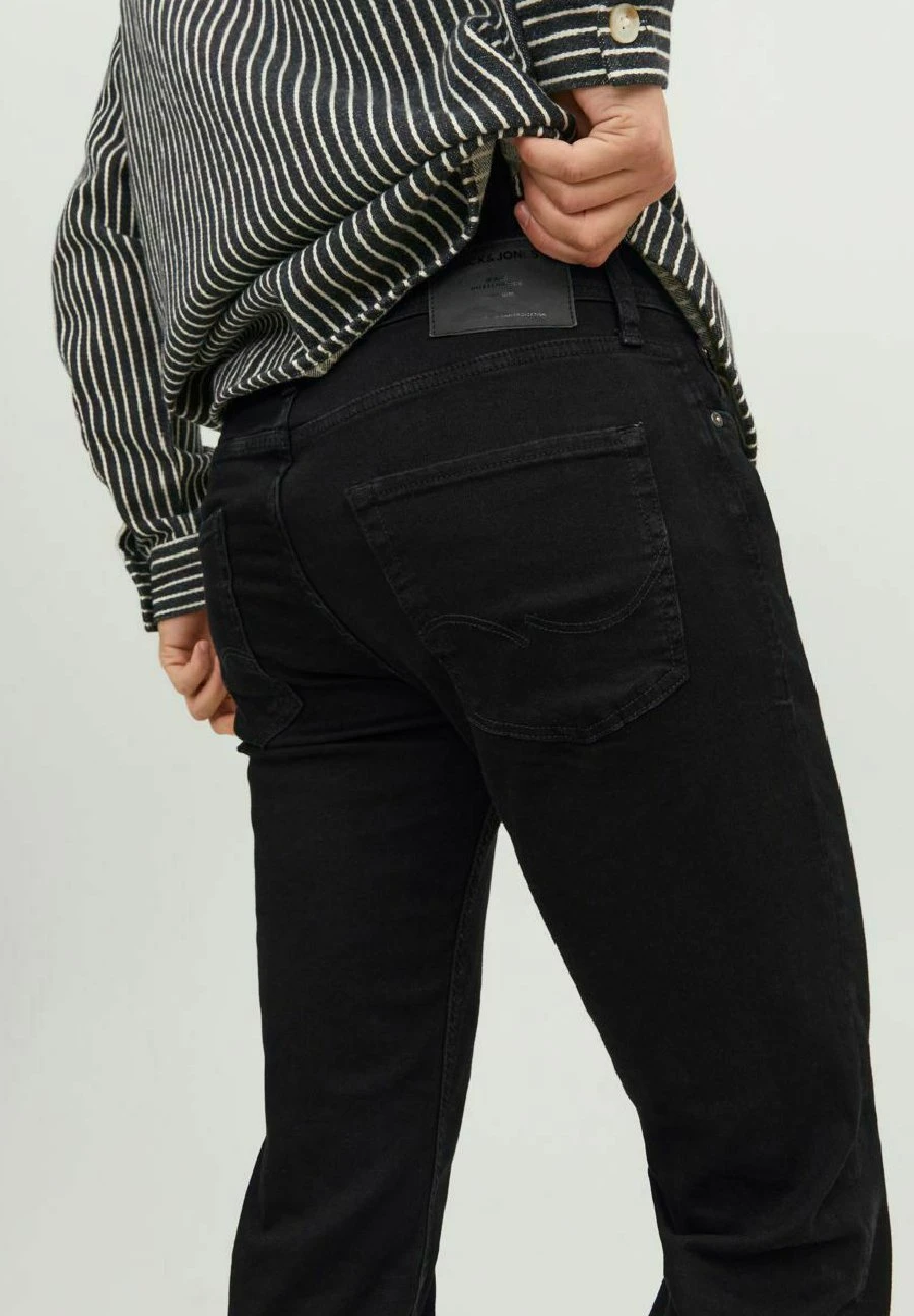 Jack & Jones Clark Original- Straight Leg Jeans - Black Denim 5 Jack & Jones Clark Original- Straight Leg Jeans - Black Denim - Afbeelding 5