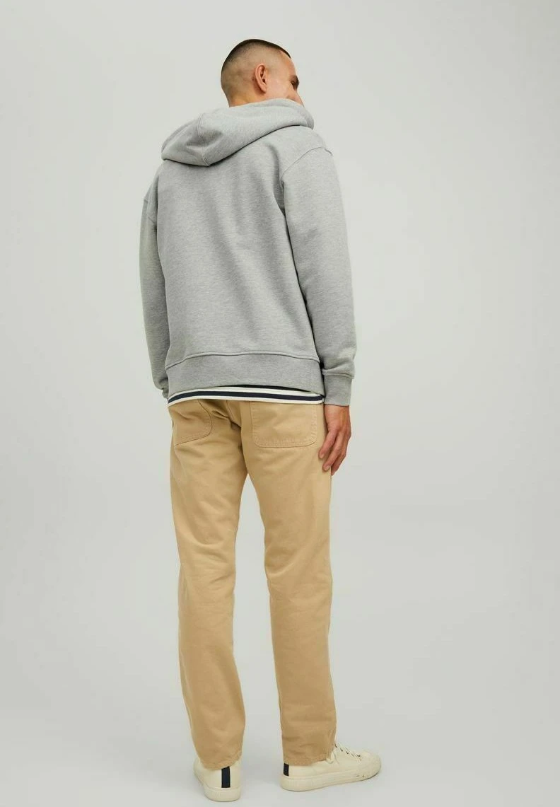 Jack & Jones Mit Rdd Bill - Sweater Met Rits - Light Grey Melange 3 Jack & Jones Mit Rdd Bill - Sweater Met Rits - Light Grey Melange - Afbeelding 3