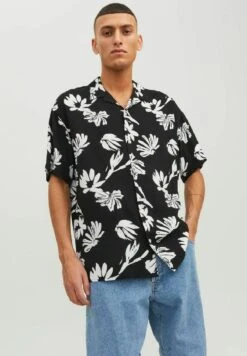 Jack & Jones Jorluke Palma Aop ResortSs Ln - Overhemd - Black