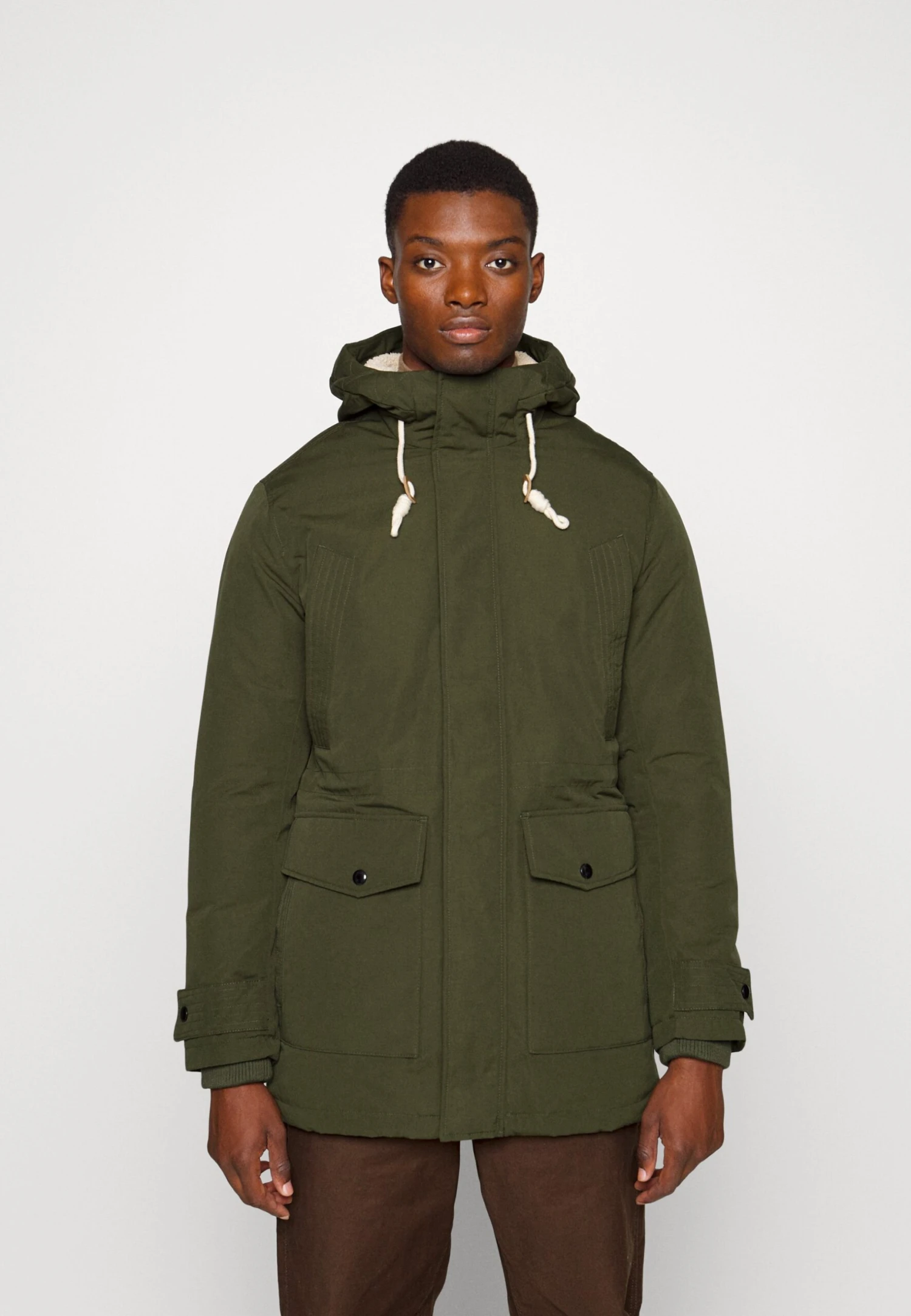 Jack & Jones Jjemash Teddy - Winterjas - Forest Night 1 Jack & Jones Jjemash Teddy - Winterjas - Forest Night