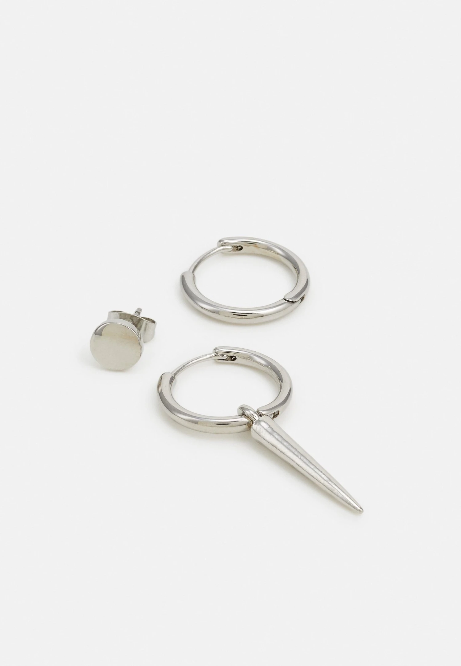 Jack & Jones Jactulo Earrings Unisex 3 Pack - Oorbellen - Silver-Coloured 3 Jack & Jones Jactulo Earrings Unisex 3 Pack - Oorbellen - Silver-Coloured - Afbeelding 3