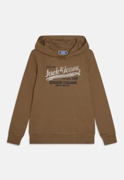Jack & Jones Junior Jprblubilly Logo Sweat Hood - Hoodie - Otter