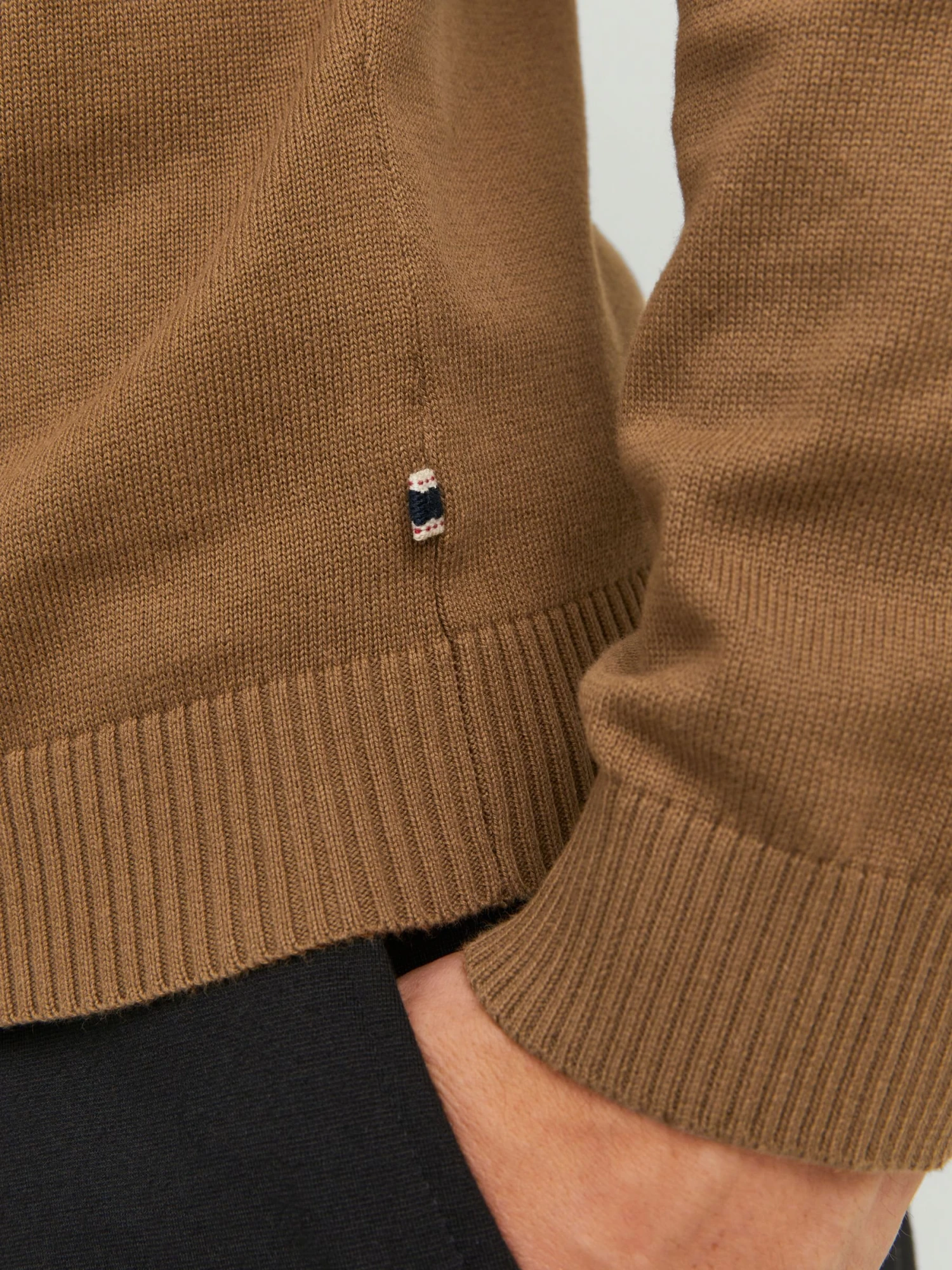 Jack & Jones Ebasic Crew Neck Noos - Trui - Otter 5 Jack & Jones Ebasic Crew Neck Noos - Trui - Otter - Afbeelding 5