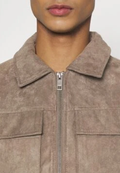 JACK&JONES Premium Jacket - Imitatieleren Jas - Braun -Jack & Jones Verkoopwinkel 5ae4ba7640e844fa97cb1d047118e4c3