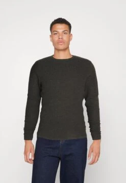 JACK&JONES Premium Jprblumiguel Crew Neck - Trui - Dark Grey Melange