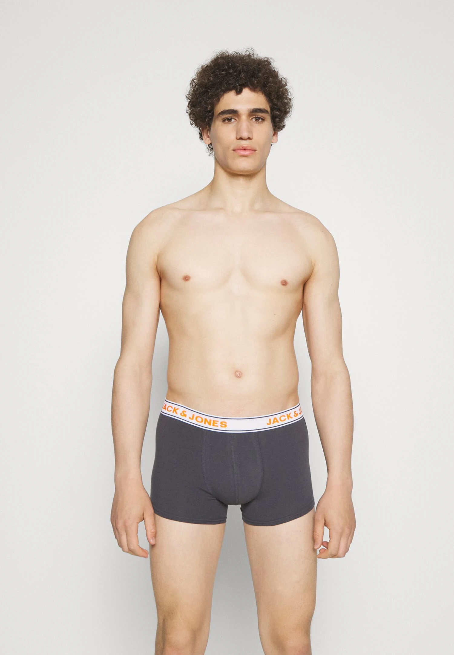 Jack & Jones Jacsuper Trunks 7 Pack - Onderbroeken - Asphalt/Red Clay/Light Grey Melange 1 Jack & Jones Jacsuper Trunks 7 Pack - Onderbroeken - Asphalt/Red Clay/Light Grey Melange