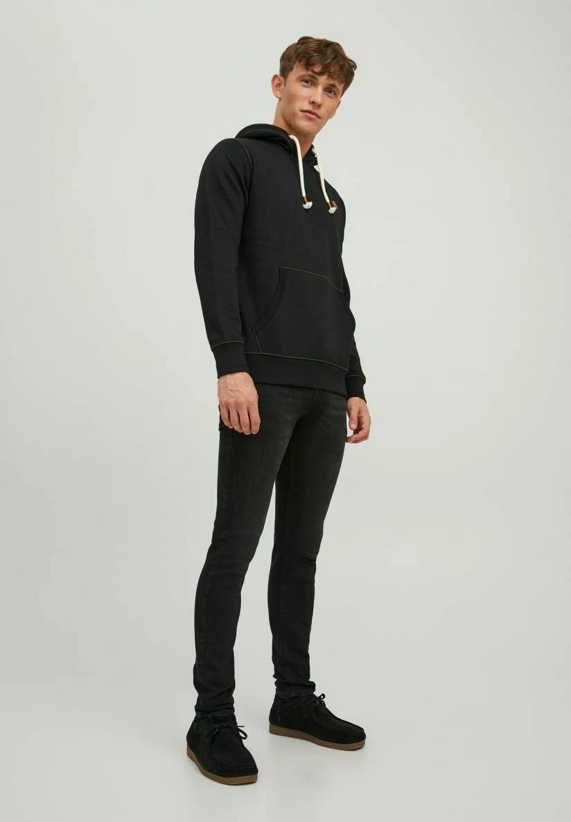 JACK&JONES Premium Hoodie - Black 2 JACK&JONES Premium Hoodie - Black - Afbeelding 2