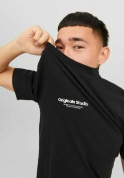 Jack & Jones Jorvesterbro Crew Neck Noos - T-Shirt Print - Black -Jack & Jones Verkoopwinkel 5e03fcc5cf19444a8647bbea7847160f