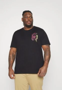 Jack & Jones Jorideas Flow Tee- T-Shirt Print - Black