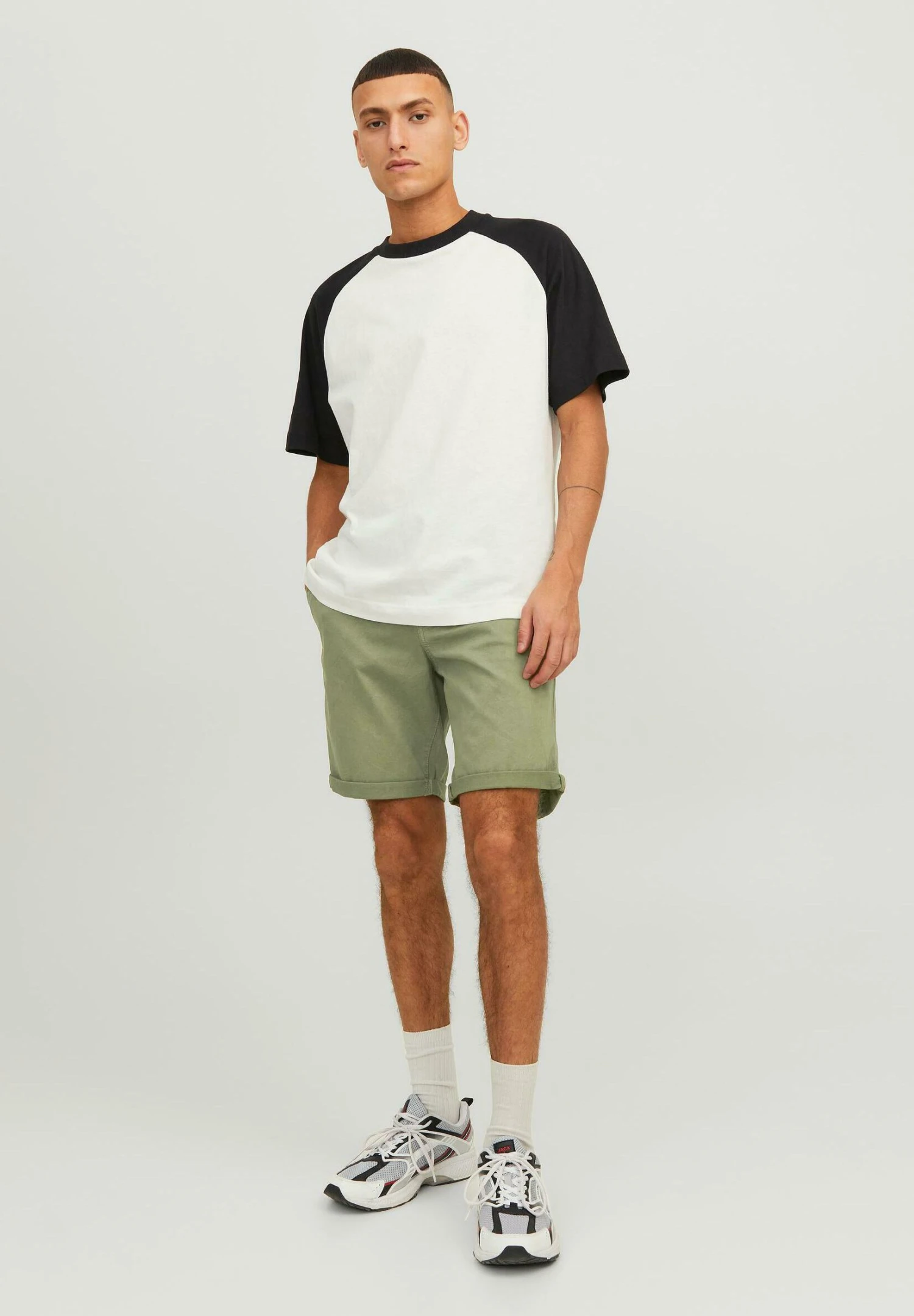 Jack & Jones Jpstfred Jjchino - Shorts - Deep Lichen Green 2 Jack & Jones Jpstfred Jjchino - Shorts - Deep Lichen Green - Afbeelding 2