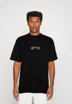 Jack & Jones Jorgracia Graphic Tee Crew Neck - T-Shirt Print - Black