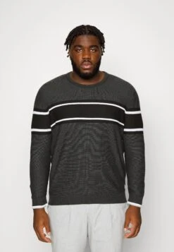 Jack & Jones Jcologan Spring Crew Neck- Trui - Asphalt