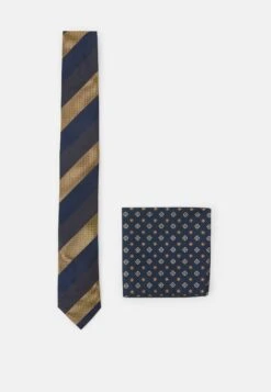 Jack & Jones Jacwilliam Tie Giftbox Unisex Set - Stropdas - Brown