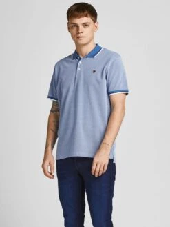 JACK&JONES Premium JprbluwinSs Sts - Poloshirt - Bright Cobalt/White