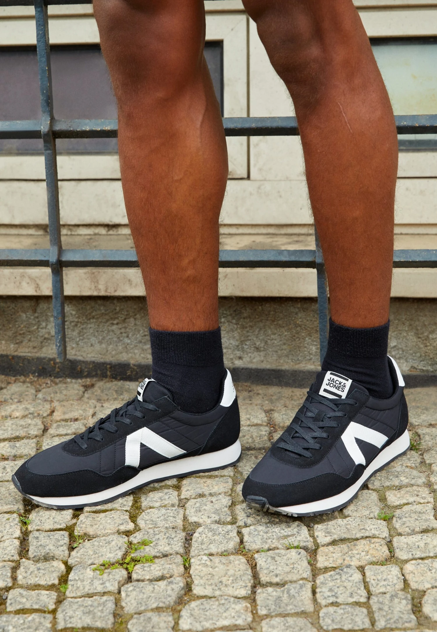 Jack & Jones Jfwhawker Combo - Sneakers Laag - Anthracite 2 Jack & Jones Jfwhawker Combo - Sneakers Laag - Anthracite - Afbeelding 2